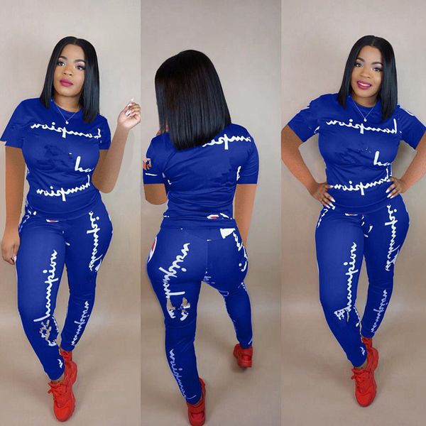 Women champion letter track uit hort leeve t hirt pant 2 piece clothe et ummer t hirt outfit ca ual champi port wear clothing
Women champion letter track uit hort leeve t hirt pant 2 piece clothe et ummer t hirt outfit ca ual champi port wear clothing