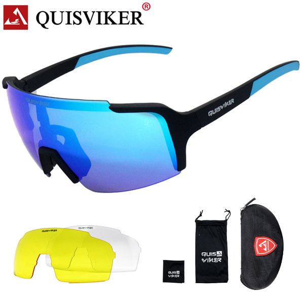 quisviker brand 2019 new 3 lenses set sports glasses sunglasses men women driving eyewear, White;black
quisviker brand 2019 new 3 lenses set sports glasses sunglasses men women driving eyewear, White;black