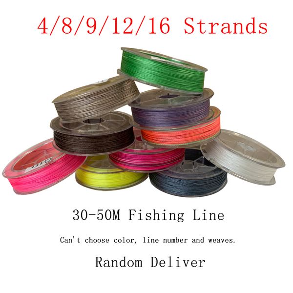 1pcs pe fishing line 30m-50m 4/8/9/12/16 strands braided fishing line random deliver 8lb-310lb smooth multifilament fishing line
1pcs pe fishing line 30m-50m 4/8/9/12/16 strands braided fishing line random deliver 8lb-310lb smooth multifilament fishing line