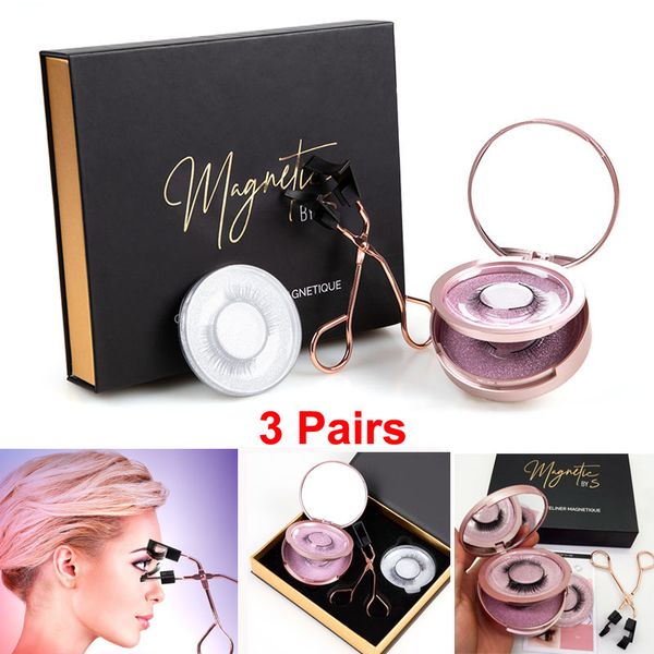 3 pairs magnetic false eyelashes quantum eyelash with curler set soft eyelashes applicator clip makeup eye lashes magnets faux eyelashes dhl
3 pairs magnetic false eyelashes quantum eyelash with curler set soft eyelashes applicator clip makeup eye lashes magnets faux eyelashes dhl