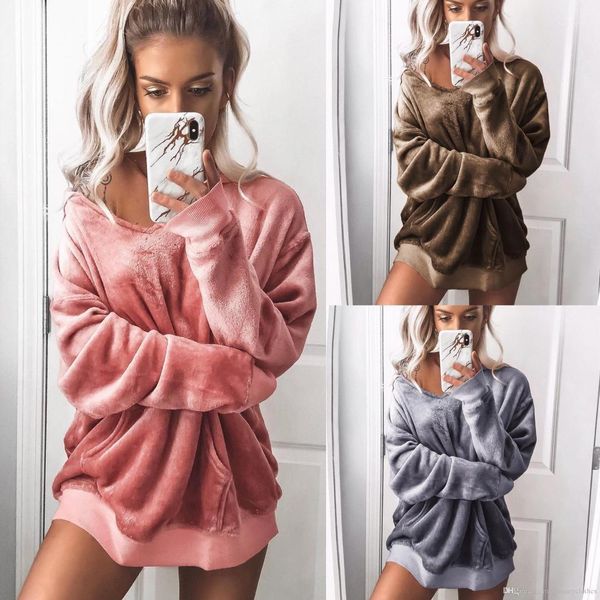 solid designer hoodies v-neck autumn sweatshirts clothes women winter velvet, Black
solid designer hoodies v-neck autumn sweatshirts clothes women winter velvet, Black