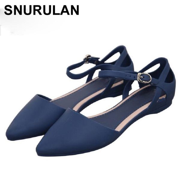 snurulansummer korean style fashion breathable pointed toe women beach sandals buckle flat heels cover heel lady jelly shoes, Black
snurulansummer korean style fashion breathable pointed toe women beach sandals buckle flat heels cover heel lady jelly shoes, Black