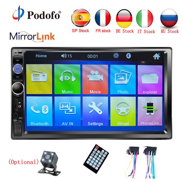 podofo autoradio 2 din car radio 7" hd touch screen multimedia mp5 player 2din auto audio car stereo bluetooth usb tf fm camera
podofo autoradio 2 din car radio 7" hd touch screen multimedia mp5 player 2din auto audio car stereo bluetooth usb tf fm camera