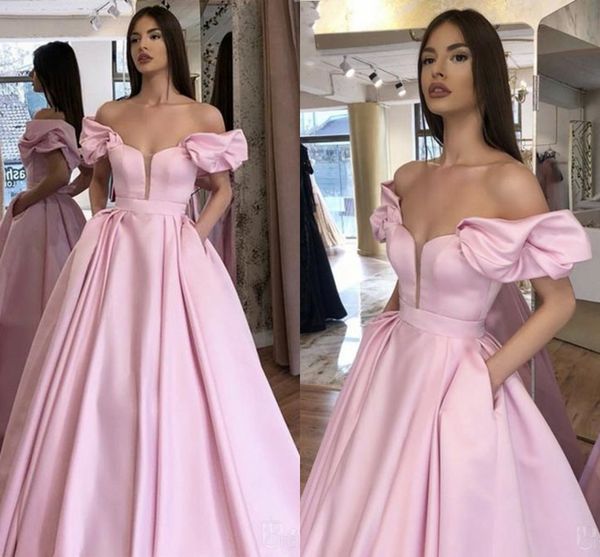 pink off shoulder muslim evening dresses 2020 satin prom gown dubai kaftan saudi arabic elegant formal dress robe de soiree, Black;red
pink off shoulder muslim evening dresses 2020 satin prom gown dubai kaftan saudi arabic elegant formal dress robe de soiree, Black;red