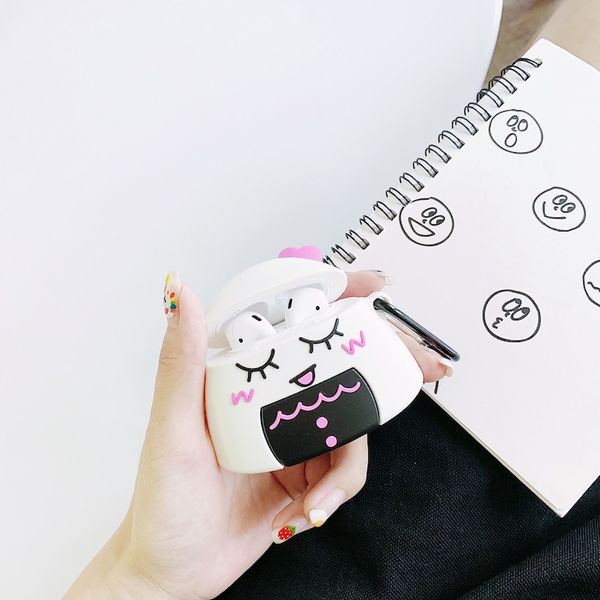 rice ball protective case airpods protective shockproof pouch with hook cover case bluetooth earphone case for 1 and 2
rice ball protective case airpods protective shockproof pouch with hook cover case bluetooth earphone case for 1 and 2