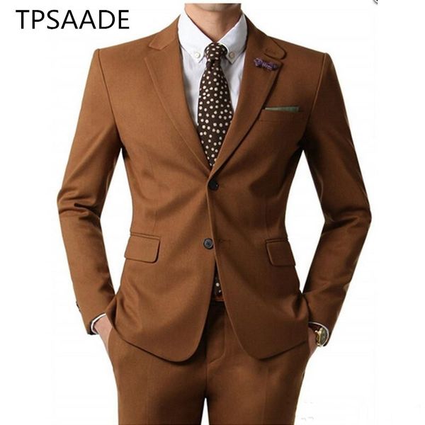 new elegant brown groom tuxedos man notched lapel two button business blazer mens formal suits male party (jacket+pants+tie, White;black
new elegant brown groom tuxedos man notched lapel two button business blazer mens formal suits male party (jacket+pants+tie, White;black
