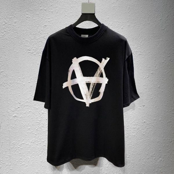 france designer street t-shirt tide vetements vtm series of anti-war witt meng printing loose t-shirt men and women, White;black
france designer street t-shirt tide vetements vtm series of anti-war witt meng printing loose t-shirt men and women, White;black