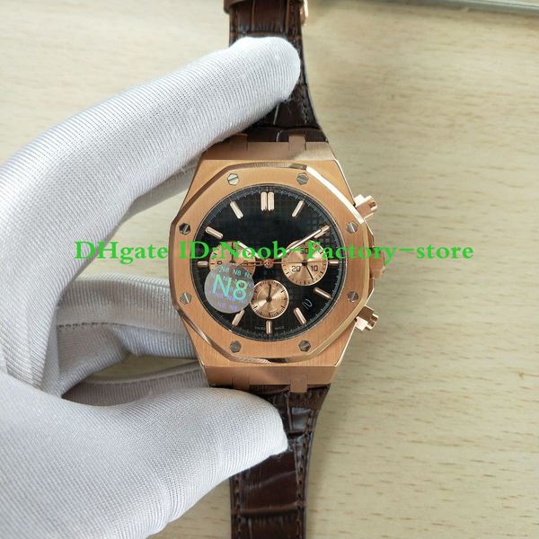 n8 factory 41mm luxury watch rok black dial 15400 vk quartz movement coffee leather strap mens watches wristwatches original box, Slivery;brown
n8 factory 41mm luxury watch rok black dial 15400 vk quartz movement coffee leather strap mens watches wristwatches original box, Slivery;brown