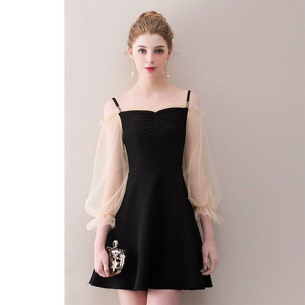 runway dresses vestido longo manga longa vestidos celebrities evening dress female the 2021 a word shoulder sling socialite party, Black
runway dresses vestido longo manga longa vestidos celebrities evening dress female the 2021 a word shoulder sling socialite party, Black