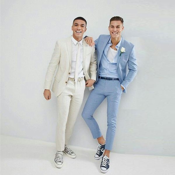 tailored blue linen mens groom wedding suits man blazer prom party bridegroom blazer ivory tuxedo costume homme 2piece slim terno masculino, Black;gray
tailored blue linen mens groom wedding suits man blazer prom party bridegroom blazer ivory tuxedo costume homme 2piece slim terno masculino, Black;gray