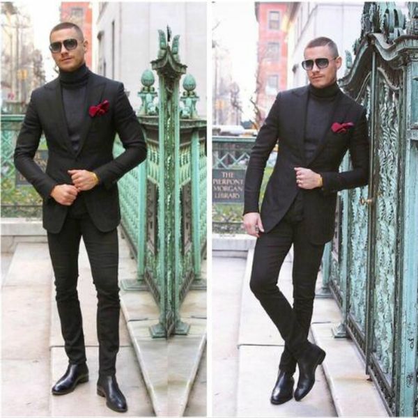 black men tuxedos groom wedding suit slim fit one button notched lapel formal work prom office business blazer(jacket+pants), Black;gray
black men tuxedos groom wedding suit slim fit one button notched lapel formal work prom office business blazer(jacket+pants), Black;gray