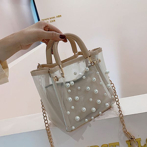 pearl transparent bag elegant tote bags for women designer handbag chain shoulder messenger bags clutch for women 2019
pearl transparent bag elegant tote bags for women designer handbag chain shoulder messenger bags clutch for women 2019