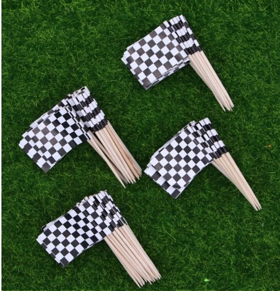 100pcs racing flag toothpicks checkered flag picks appetizer toothpicks fruit sticks for cocktail party cake wedding decoration
100pcs racing flag toothpicks checkered flag picks appetizer toothpicks fruit sticks for cocktail party cake wedding decoration