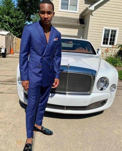 2020 blue double breasted couple men tuxedo groom suits peaked lapel slim fit business prom party blazer jacket (jacket+pant, White;black
2020 blue double breasted couple men tuxedo groom suits peaked lapel slim fit business prom party blazer jacket (jacket+pant, White;black