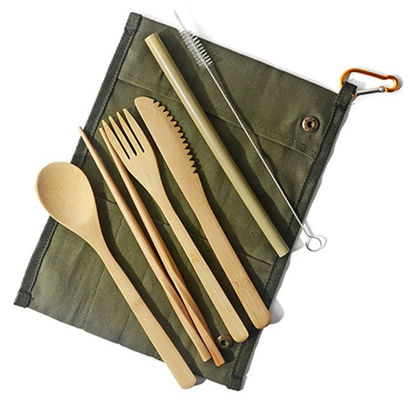 7pcs/set portable cutlery set with bag outdoor travel bamboo flatware set knife chopsticks fork spoon dinnerware tableware sets hh9-a2540
7pcs/set portable cutlery set with bag outdoor travel bamboo flatware set knife chopsticks fork spoon dinnerware tableware sets hh9-a2540
