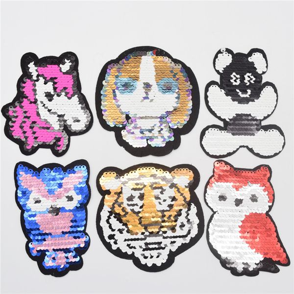 60pcs animal reversible patch change color sequins turnover sew on applique for t-shirt kids, Black
60pcs animal reversible patch change color sequins turnover sew on applique for t-shirt kids, Black