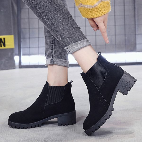 fashion plaid ankle boots for women winter warm slip-on winter boots women shoes large size zapatos de, Black
fashion plaid ankle boots for women winter warm slip-on winter boots women shoes large size zapatos de, Black