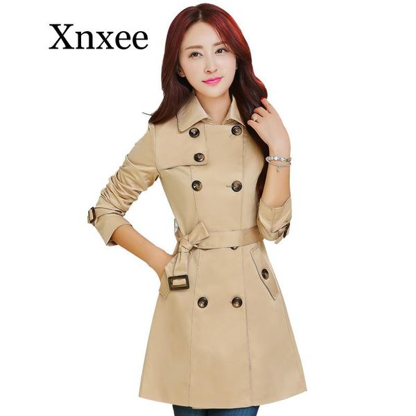 england women spring autumn clothing solid lady long windbreak double breasted slim bur women trench coat with belt outwear, Tan;black
england women spring autumn clothing solid lady long windbreak double breasted slim bur women trench coat with belt outwear, Tan;black