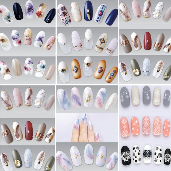 3/5/10pcs nail stickers water decals for diy manicure nails art decoration 3d fashion design polishing adhesive nail stickers, Black
3/5/10pcs nail stickers water decals for diy manicure nails art decoration 3d fashion design polishing adhesive nail stickers, Black
