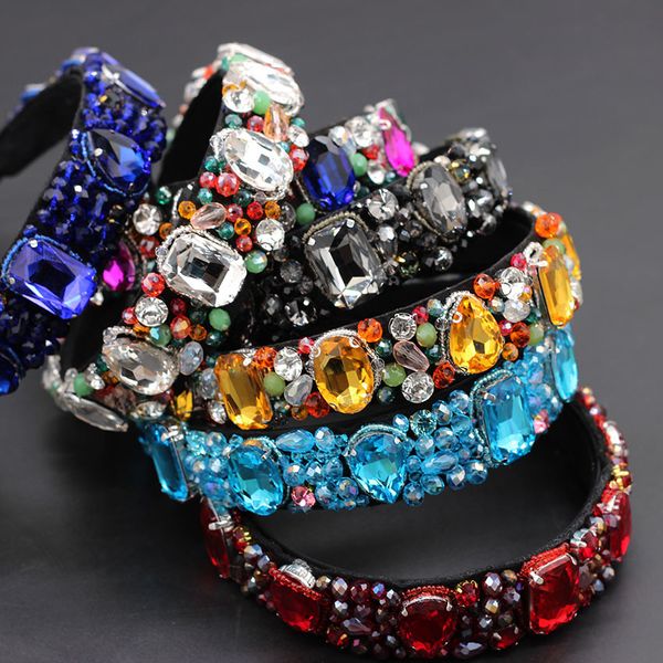 luxury heavy color rhinestone crystal wild headband baroque heavy industry luxury geometric color rhinestone headband 874, Golden;white
luxury heavy color rhinestone crystal wild headband baroque heavy industry luxury geometric color rhinestone headband 874, Golden;white
