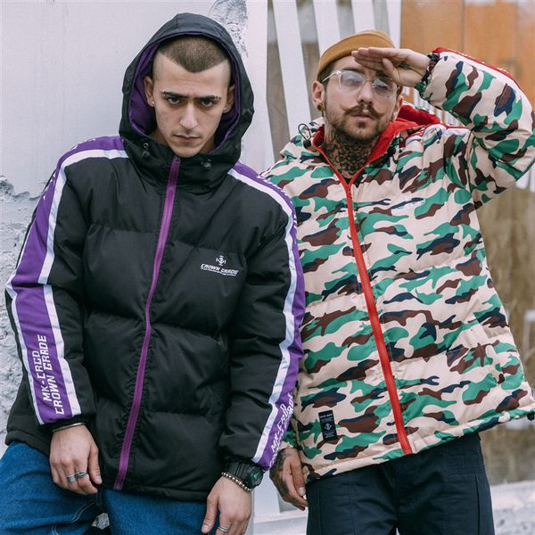 winter thick warm men camouflage mixed colors hooded parka jacket streetwear fashion loose casual cotton padded outerwear, Black
winter thick warm men camouflage mixed colors hooded parka jacket streetwear fashion loose casual cotton padded outerwear, Black