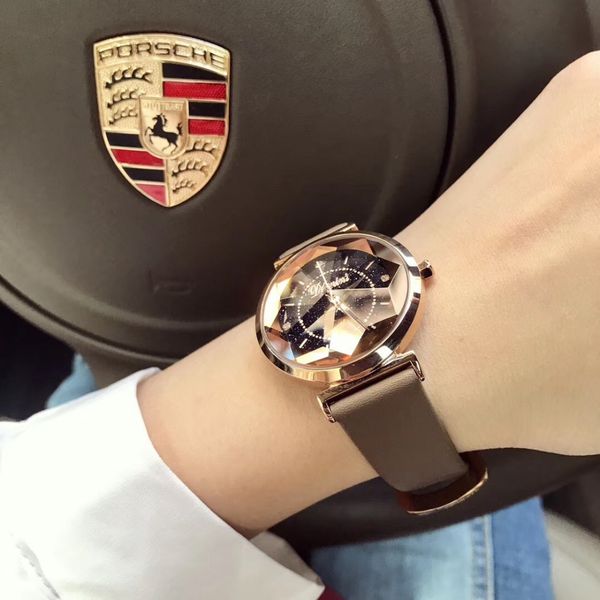 fashion candy colors real leather watches for women personalized multi faceted star glass wrist watch quartz crystal watch 3bars, Slivery;brown
fashion candy colors real leather watches for women personalized multi faceted star glass wrist watch quartz crystal watch 3bars, Slivery;brown