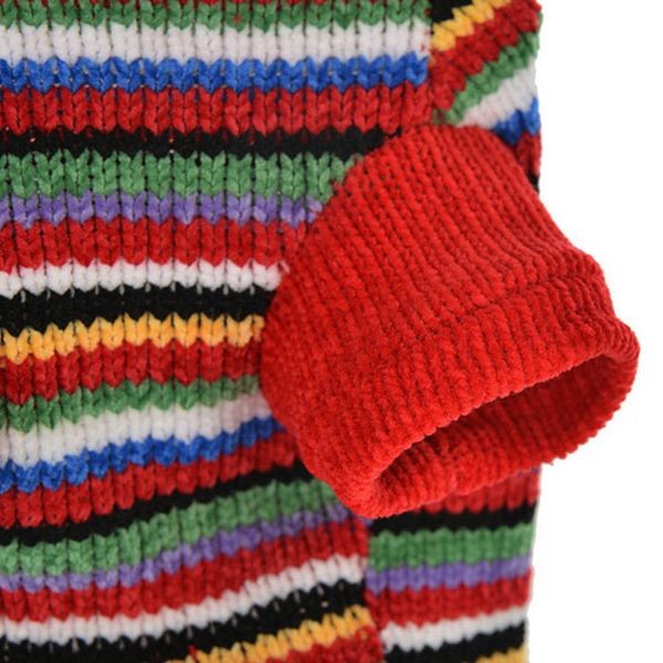 pet autumn and winter warm costume 2-legged knitting colorful rainbow sweater for small and medium dogs
pet autumn and winter warm costume 2-legged knitting colorful rainbow sweater for small and medium dogs
