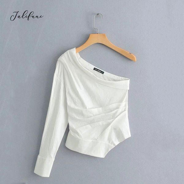 2020 new fashion one shoulder solid shirt blouse women irregular hem wild casual shirts ladies summer chic white blusas
2020 new fashion one shoulder solid shirt blouse women irregular hem wild casual shirts ladies summer chic white blusas