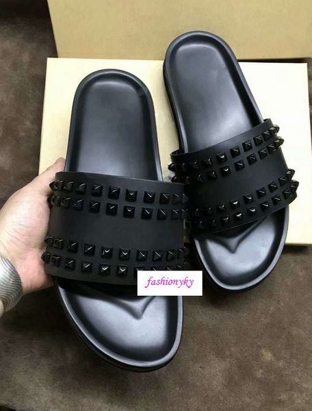 donna red bottom slippers designer luxury red bottoms shoes men rivet spikes flat slippersoriginal box, Black
donna red bottom slippers designer luxury red bottoms shoes men rivet spikes flat slippersoriginal box, Black