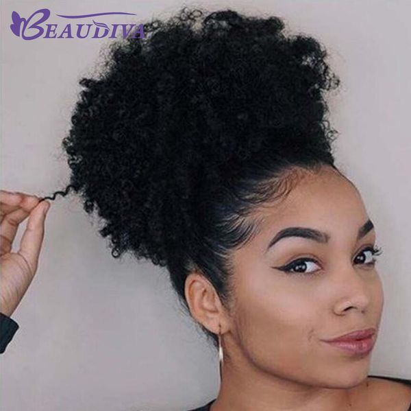 short afro kinky pony tail clip in afro kinky curly ponytail for women high puff curly ponytail drawstring, Black;brown
short afro kinky pony tail clip in afro kinky curly ponytail for women high puff curly ponytail drawstring, Black;brown