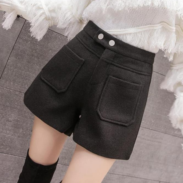 high waist shorts 2020 autumn winter fashion women shorts harajuku pink black apricot women pockets db88, White;black
high waist shorts 2020 autumn winter fashion women shorts harajuku pink black apricot women pockets db88, White;black