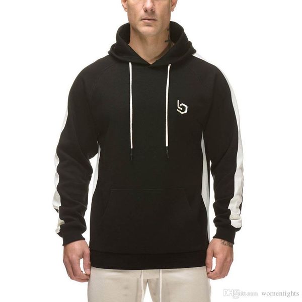 мужская мода марка толстовки спортивные клубы фитнес бодибилдинг с длинным рукавом толстовка пуловер спортивная мужской досуг куртки толстов, Black 
мужская мода марка толстовки спортивные клубы фитнес бодибилдинг с длинным рукавом толстовка пуловер спортивная мужской досуг куртки толстов, Black