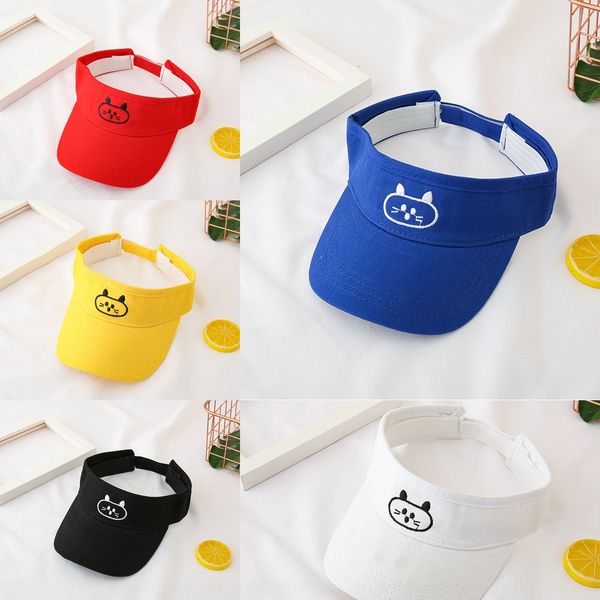 children's embroidered empty cute cat embroidery outdoor sun hat for boys and girls baby's outdoor sun hat, Yellow
children's embroidered empty cute cat embroidery outdoor sun hat for boys and girls baby's outdoor sun hat, Yellow