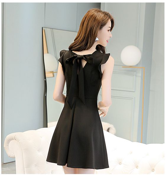 wither black pure color han edition dress female leisure trend, Black;gray
wither black pure color han edition dress female leisure trend, Black;gray