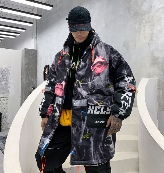 winter jacket men thick warm long jacket parkas graffiti hip hop streetwear men windbreaker harajuku winter padded coat, Black
winter jacket men thick warm long jacket parkas graffiti hip hop streetwear men windbreaker harajuku winter padded coat, Black