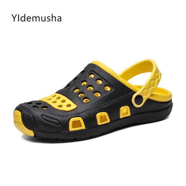 2020 new men's fashion slippers men summer hole shoes nonslip beach men outdoor sandals couple waterproof slippers, Black
2020 new men's fashion slippers men summer hole shoes nonslip beach men outdoor sandals couple waterproof slippers, Black