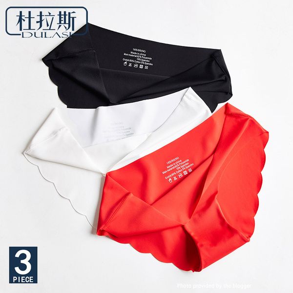 women's panties 3pcs/lot large size ice silk seamless underwear wave low waist briefs dulasi, Black;pink
women's panties 3pcs/lot large size ice silk seamless underwear wave low waist briefs dulasi, Black;pink