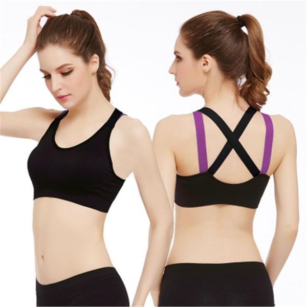 lateefah sports bra womens breathable underwear yoga running gym femme active wear shockproof crop female, White;black
lateefah sports bra womens breathable underwear yoga running gym femme active wear shockproof crop female, White;black