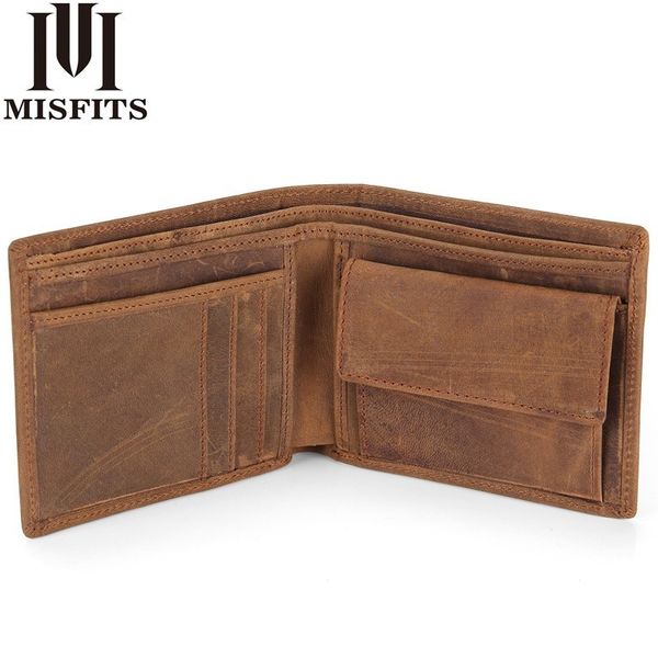 misfits new genuine leather mens wallets crazy horse leather men wallet coin pocket and card holder purses for male, Red;black
misfits new genuine leather mens wallets crazy horse leather men wallet coin pocket and card holder purses for male, Red;black