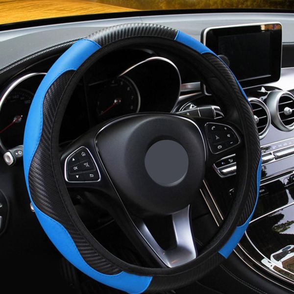 universal pu leather steering covers car steering wheel cover breathable anti slip suitable 37-38cm auto decoration carbon fiber
universal pu leather steering covers car steering wheel cover breathable anti slip suitable 37-38cm auto decoration carbon fiber