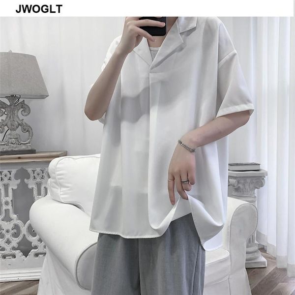 men's casual shirts korean summer clothes mens shirt short sleeve white black harajuku streetwear loose social pullover blouse 58xl
men's casual shirts korean summer clothes mens shirt short sleeve white black harajuku streetwear loose social pullover blouse 58xl