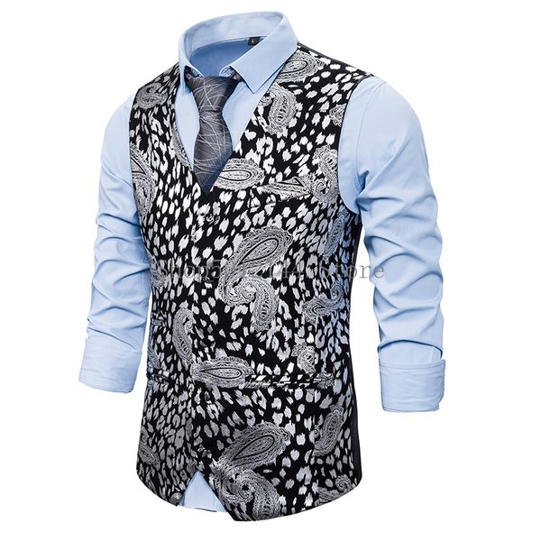 mens paisley suit vest 2020 brand slim fit single breasted dress vest waistcoat men business formal work social vests chaleco, Black;white
mens paisley suit vest 2020 brand slim fit single breasted dress vest waistcoat men business formal work social vests chaleco, Black;white