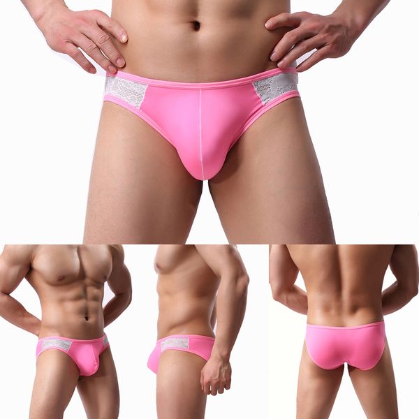 2019 underwear silk mens underwear lingerie briefs male lace panties striped rise underpants, Black;white
2019 underwear silk mens underwear lingerie briefs male lace panties striped rise underpants, Black;white