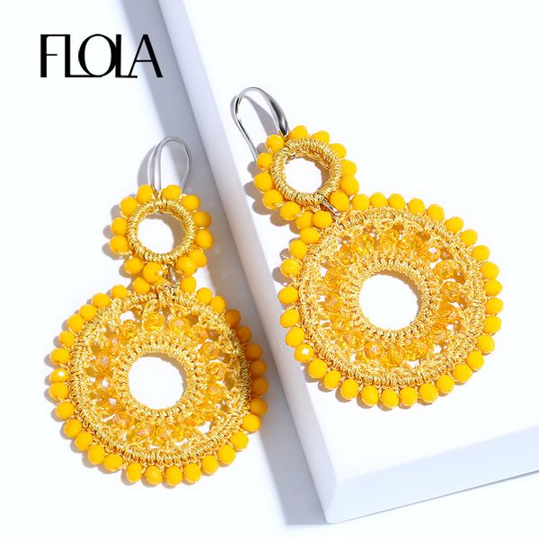 flola handmade earrings beads for woman boho beaded drop earring vintage big earrings za pendientes mujer moda ersm93, Golden
flola handmade earrings beads for woman boho beaded drop earring vintage big earrings za pendientes mujer moda ersm93, Golden