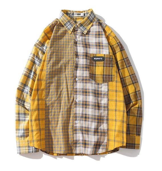 trend mens designer shirt personality men fashion stitching luxury shirt street hip hop cotton long-sleeved t-shirt couple -xx, White;black
trend mens designer shirt personality men fashion stitching luxury shirt street hip hop cotton long-sleeved t-shirt couple -xx, White;black