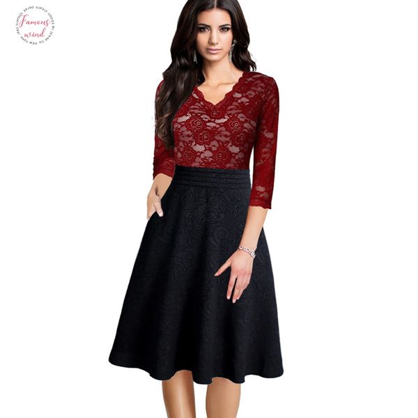 womens vintage elegant see through flower lace dobby ruched pockets vestidos pinup business party flare a line dress 396, Black;gray
womens vintage elegant see through flower lace dobby ruched pockets vestidos pinup business party flare a line dress 396, Black;gray