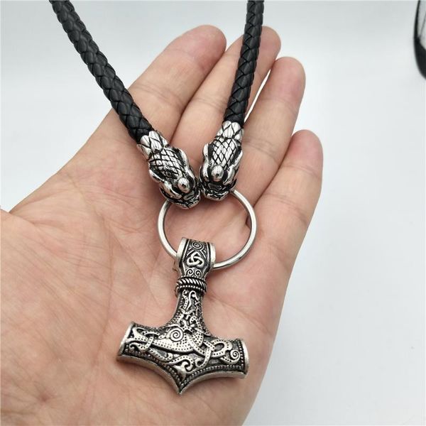 мужчины из нержавеющей стали wolf голова норвежской викинг амулет thor молотка ожерелье кулон викинг дракон голова кожа цепь, Silver
мужчины из нержавеющей стали wolf голова норвежской викинг амулет thor молотка ожерелье кулон викинг дракон голова кожа цепь, Silver