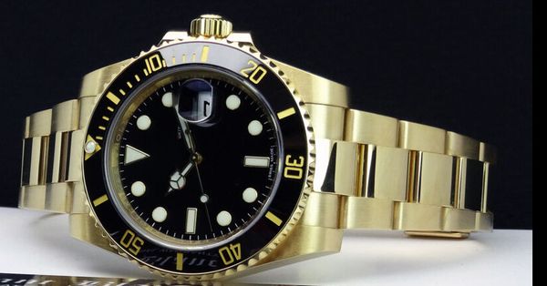men's luxury products classic series 116618 yellow gold stainless steel 2183 yellow gold mechanical movement automatic wristwat, Slivery;brown
men's luxury products classic series 116618 yellow gold stainless steel 2183 yellow gold mechanical movement automatic wristwat, Slivery;brown