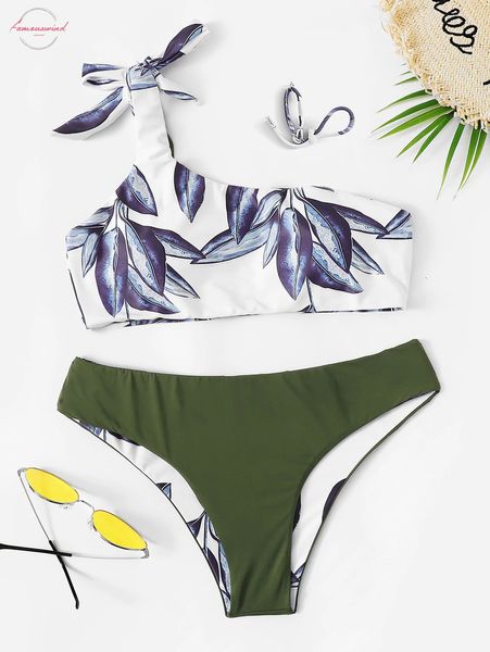 leaf print one shoulder bandeau push up bikini set micro bikinis women bowknot swimwear bandage swimsuit low waist bathing suits, White;black
leaf print one shoulder bandeau push up bikini set micro bikinis women bowknot swimwear bandage swimsuit low waist bathing suits, White;black