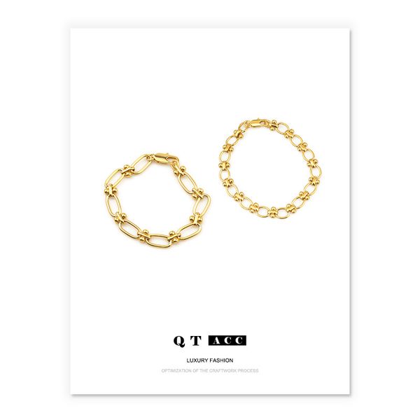 chain design, personality, european and american fashion, hip hop chain, bracelet, female, Black
chain design, personality, european and american fashion, hip hop chain, bracelet, female, Black